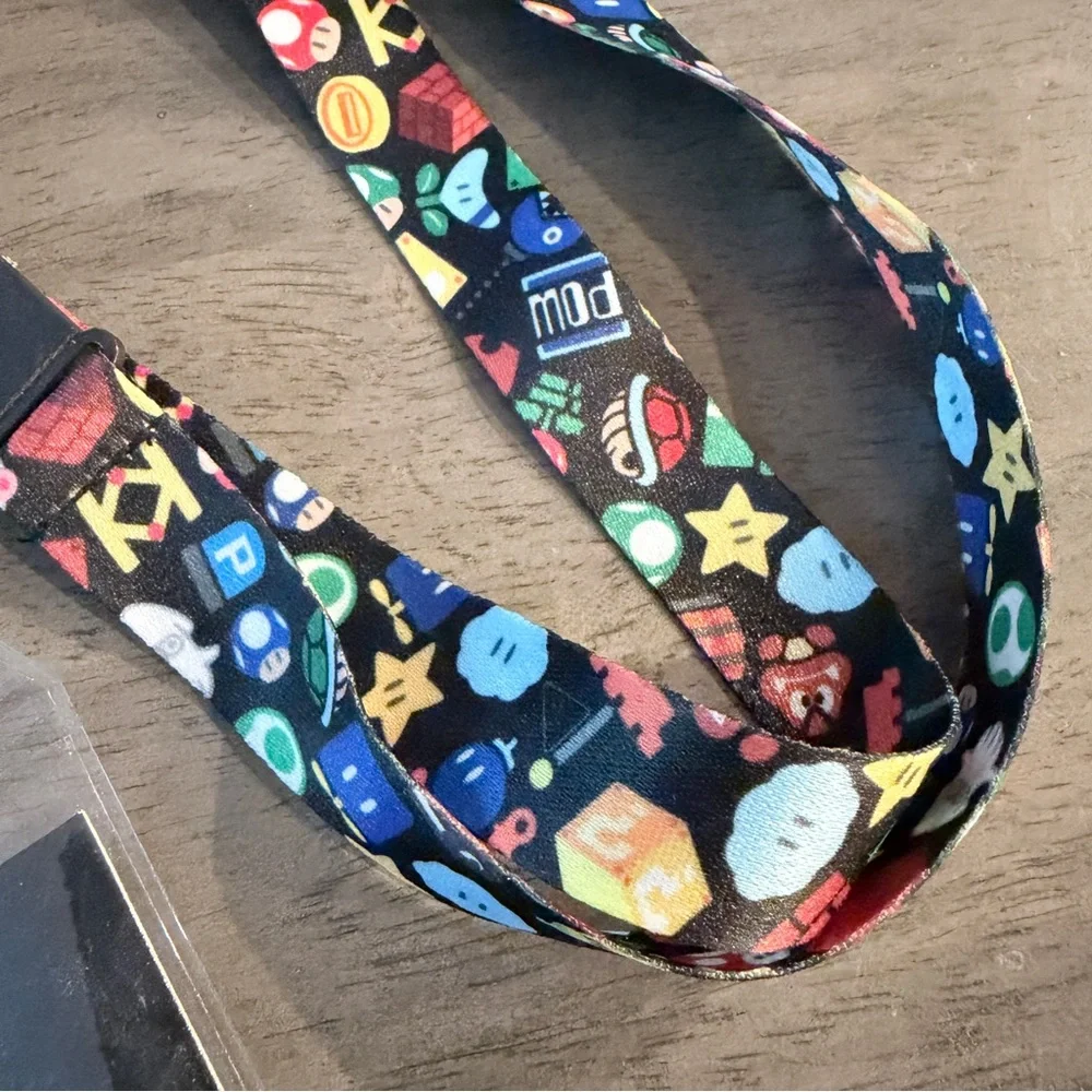 Nintendo Super Mario Lanyard with ID Holder - Multicolor